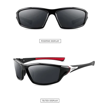 Moda Polarize HD Gece Görüş Güneş Gözlüğü Erkekler için UV400 Açık Sürüş Bisiklet Seyahat Spor Gözlük Erkek Güneş Gözlüğü