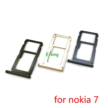 Nokia 7 Plus için SIM Kart Tepsi Tutucu Kart Yuvası Adaptörü