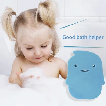 LANBENA Karikatür Banyo Süngeri Bebek Temizleme Aracı Ultra Yumuşak vücut kesesi Banyo duş fırçası Peeling Kir Sökücü Vücut Bakımı